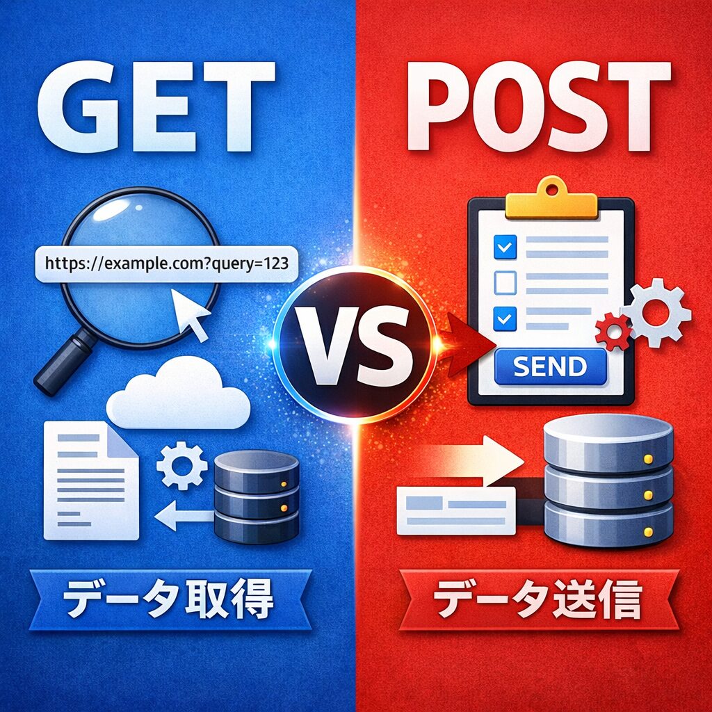 HTTP：GETとPOSTの違い