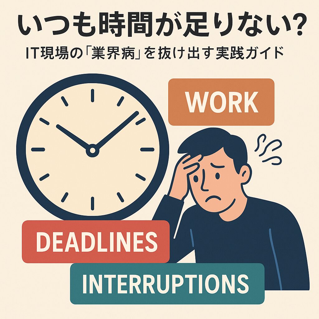 いつも時間が足りない—IT現場の「業界病」を抜け出す実践ガイド