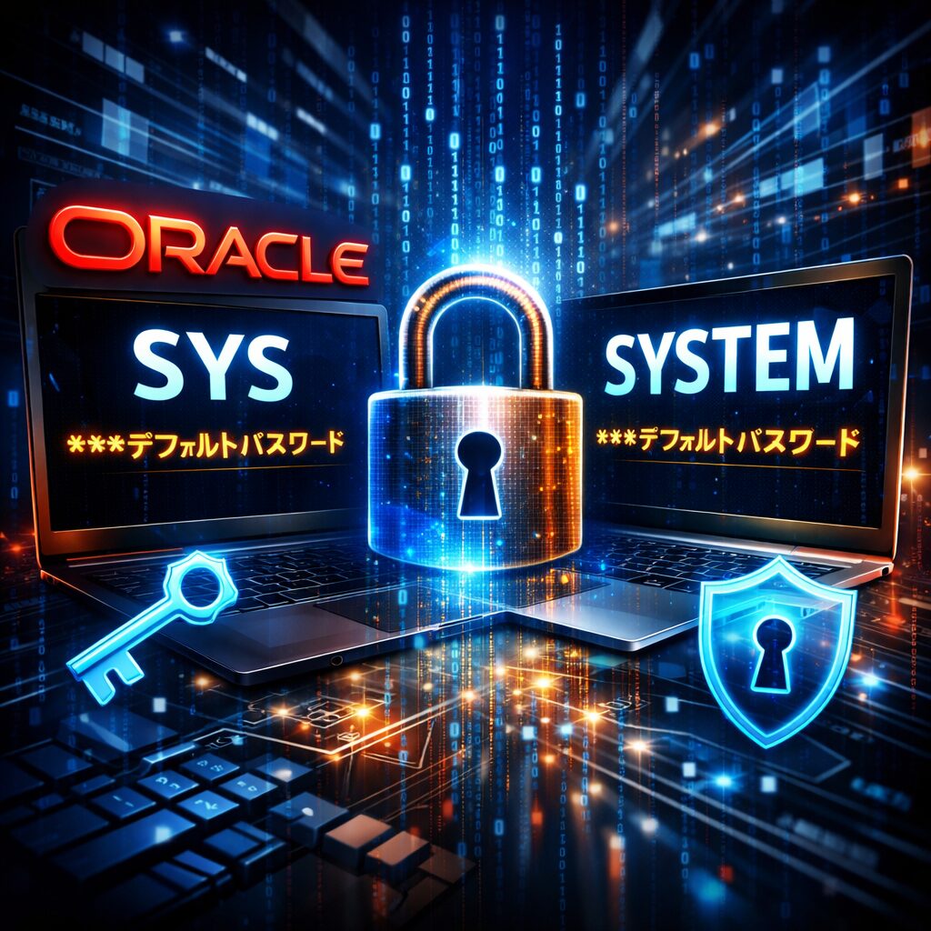 Oracle_管理者ユーザー「SYS」と「SYSTEM」のデフォルトパスワード