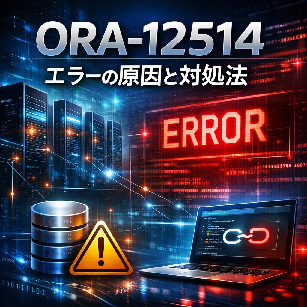 Oracle_ORA-12514エラーの原因と対処法をわかりやすく解説！