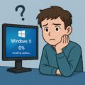 Windows 11のアップデートが0%のまま進まない場合の対処法