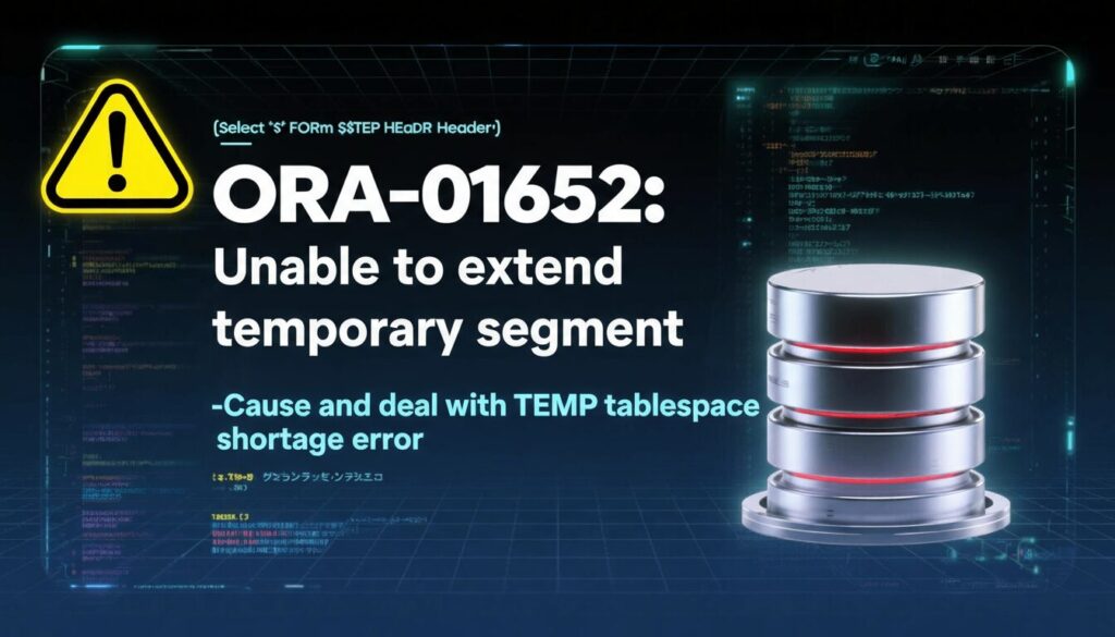 ORA-01652