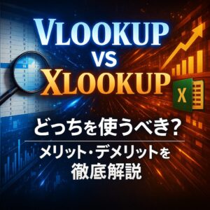 VLOOKUP XLOOKUP 違い｜どっちを使うべき？メリット・デメリットを徹底解説【Excel】