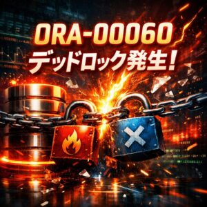 Oracle「ORA-00060 デッドロックが検出されました」発生原因と解決策