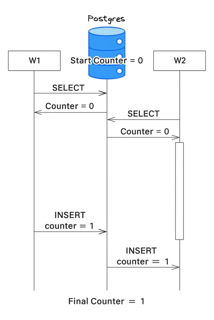 ORA-00001_競合アクセスで発生するタイミング図