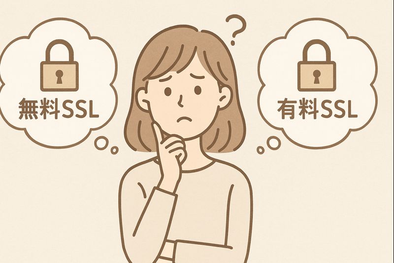 無料SSL 有料SSLどっちがいい?