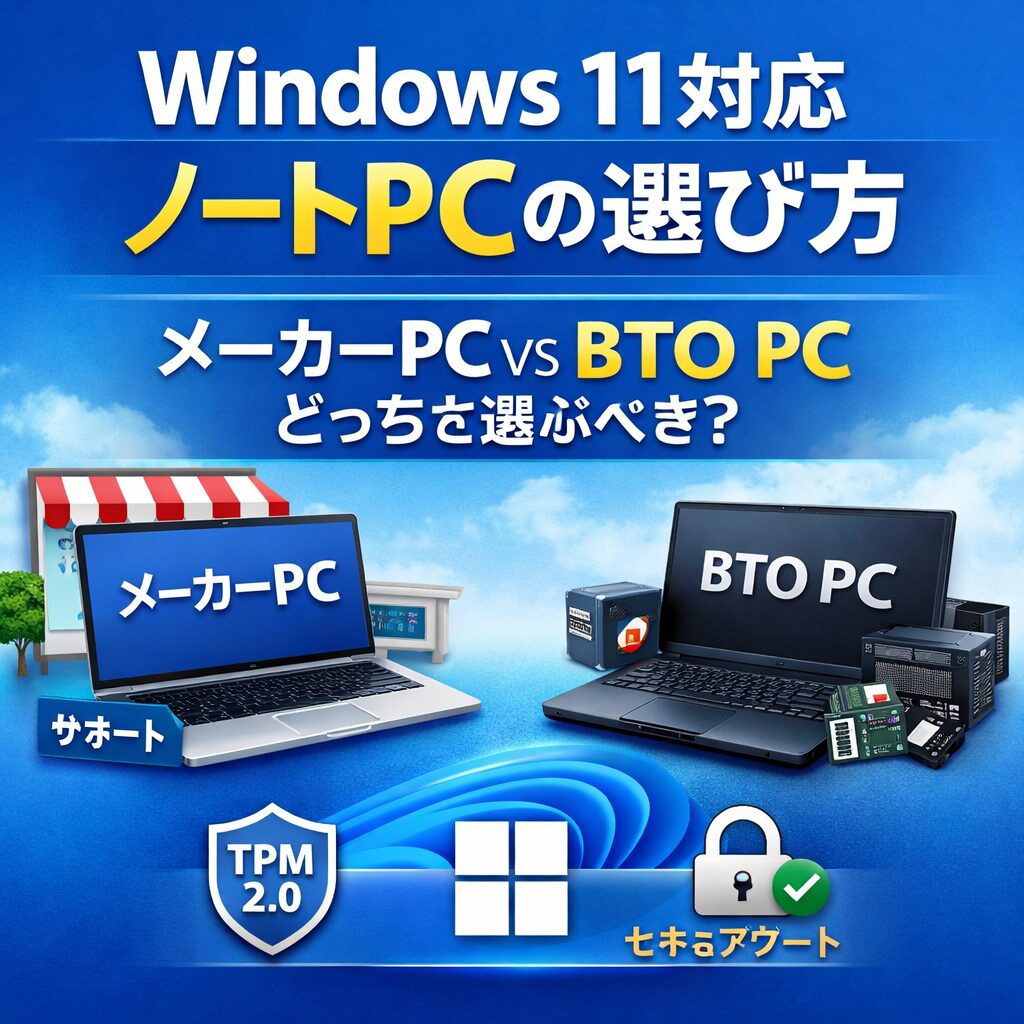 Windows 11対応ノートPCの選び方
