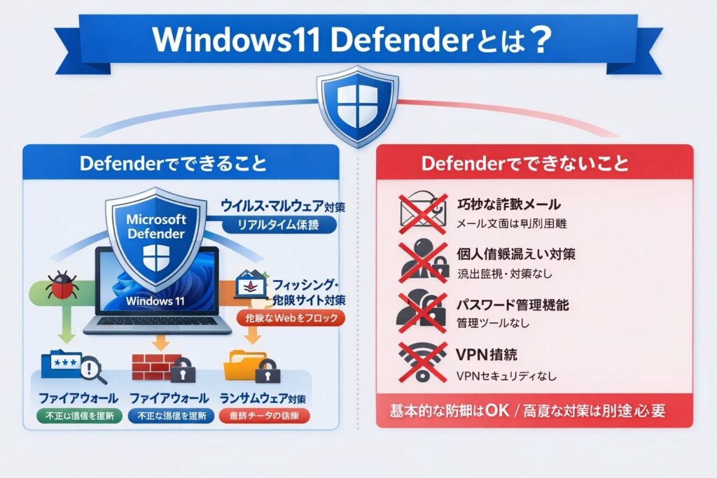 Windows11 Defenderとは？