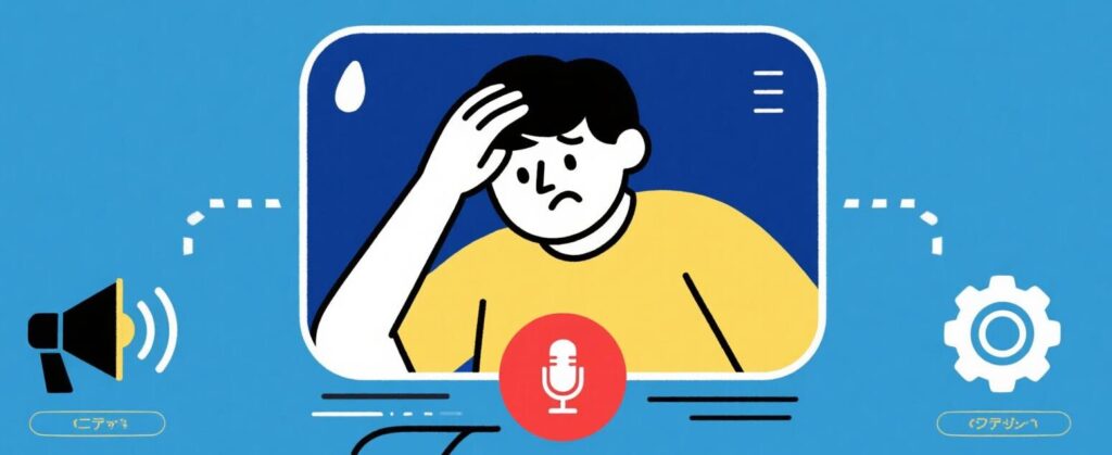 Zoom 音が出ないイメージ