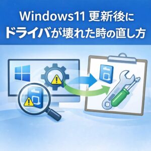 Windows11 更新後にドライバが壊れた時の直し方｜音・画面・ネット不具合対策