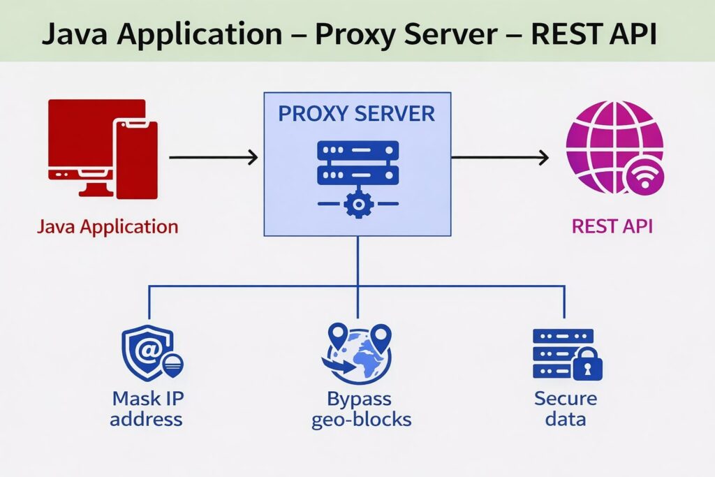 プロキシ経由通信の仕組み（全体像）