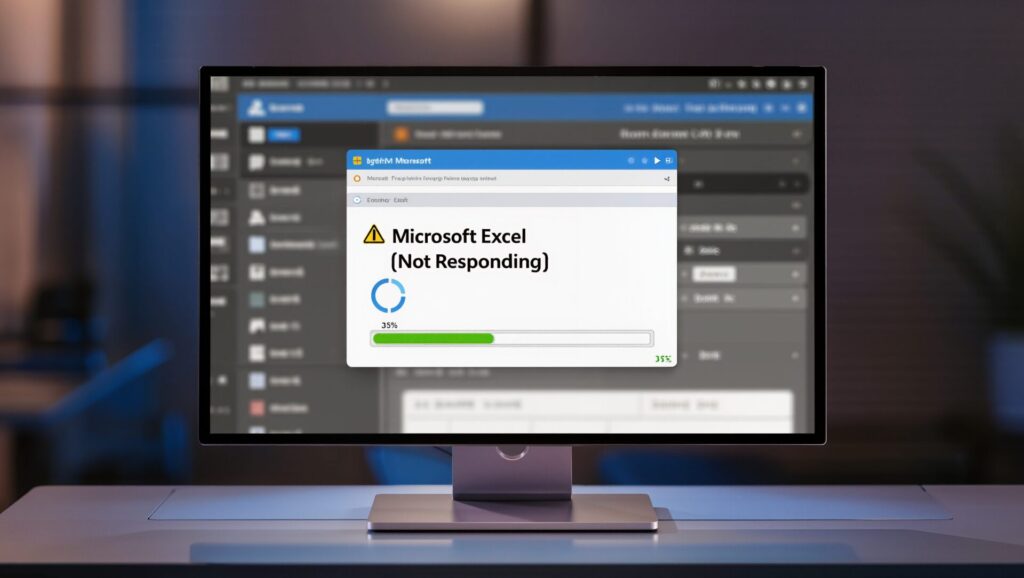 「Excelが異常に重い」状況を直感的に伝える画像