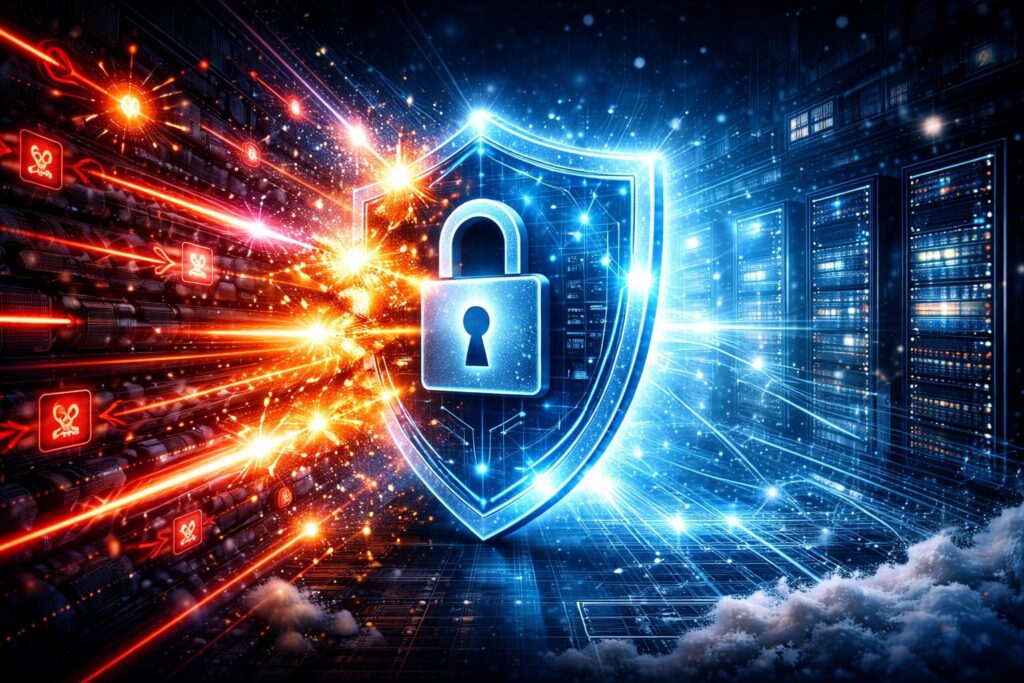 DDoS攻撃イメージ