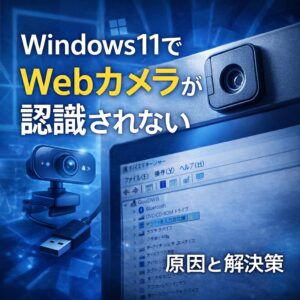 Windows11でWebカメラが認識されない原因と解決策 Windows11でWebカメラが認識されない原因と解決策