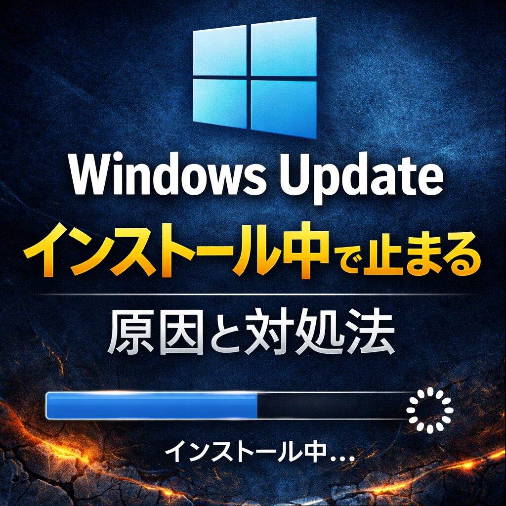 Windows Updateが「インストール中」で止まる原因と対処法【Windows11】