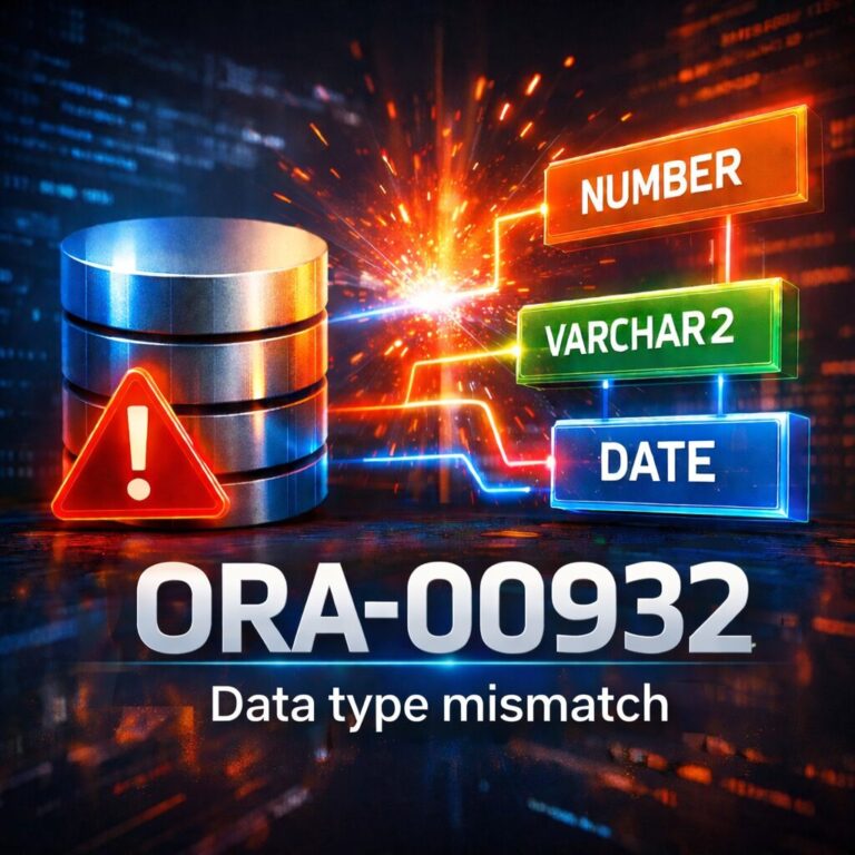 ORA-00932_データ型が一致しません の原因と対処法