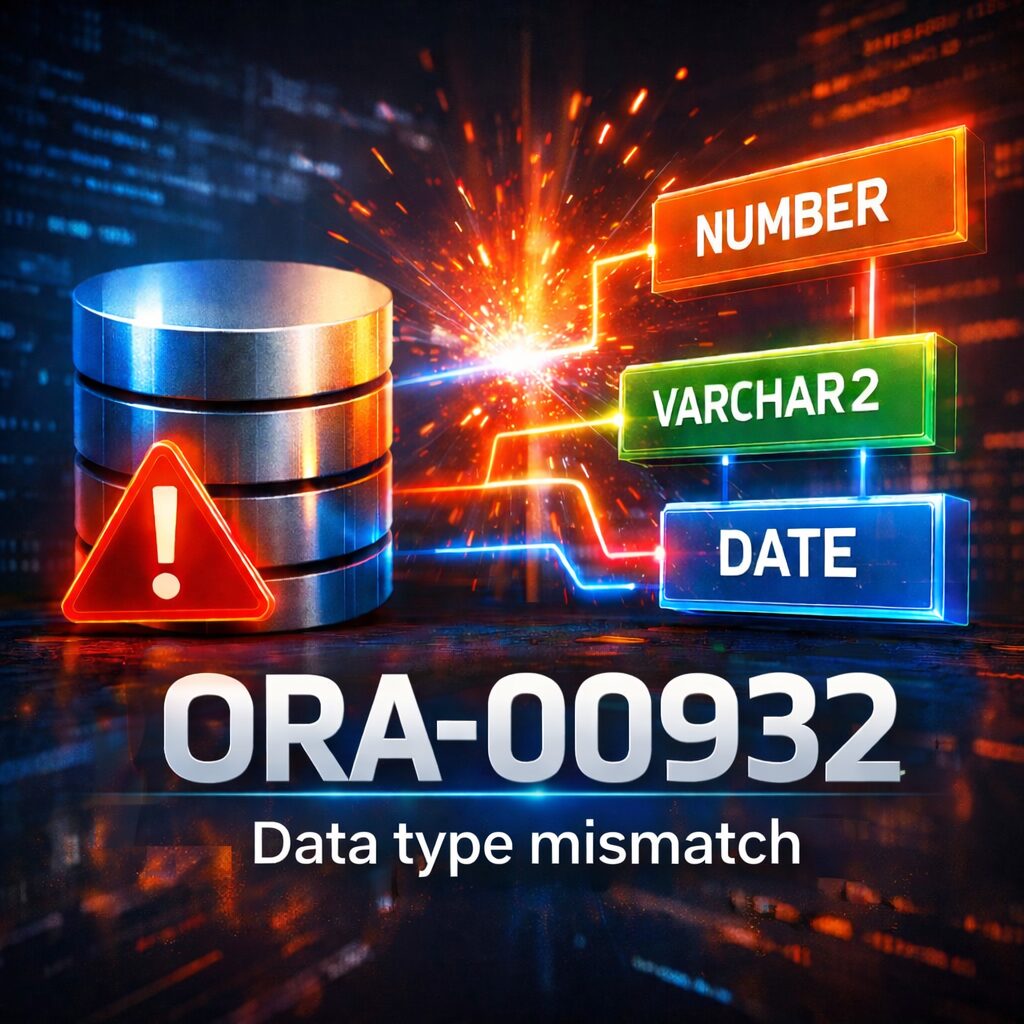 ORA-00932_データ型が一致しません の原因と対処法
