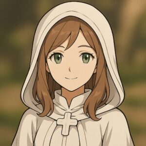 画像生成AIでゲーム風アイコンを量産する方法|統一感を出すコツ 例3:ヒーラーキャラクター