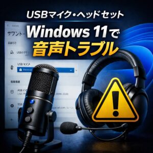 USB マイク・ヘッドセットが Windows 11 で正しく動作しないときのチェックリスト USB マイク・ヘッドセットが Windows 11 で正しく動作しないときのチェックリスト