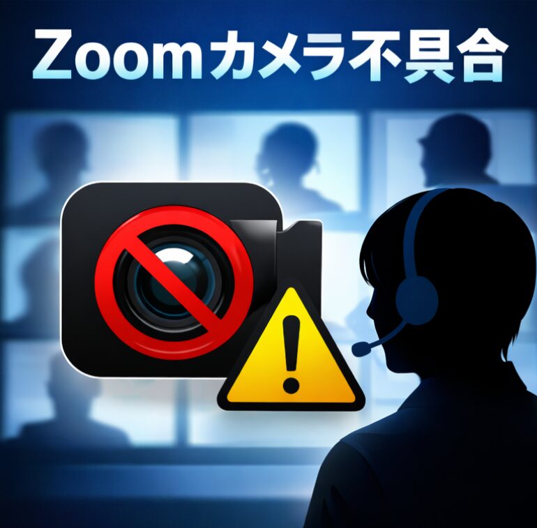 Zoomのカメラが映らない原因と今すぐできる対処方法