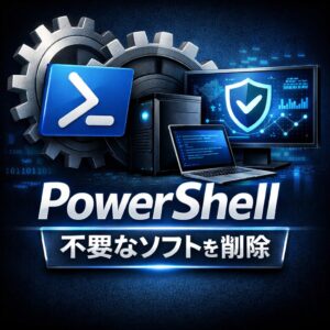 PowerShellで不要なソフトを一括削除する手順【業務PC管理】 PowerShellで不要なソフトを一括削除する手順【業務PC管理】