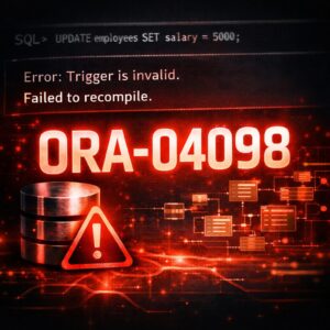 Oracle:ORA-04098|トリガー無効またはエラーの発生原因と対処法 Oracle_ORA-04098|トリガー無効またはエラーの発生原因と対処法
