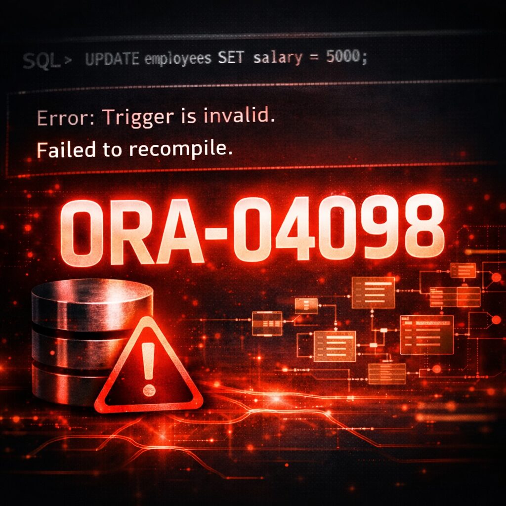 Oracle_ORA-04098｜トリガー無効またはエラーの発生原因と対処法