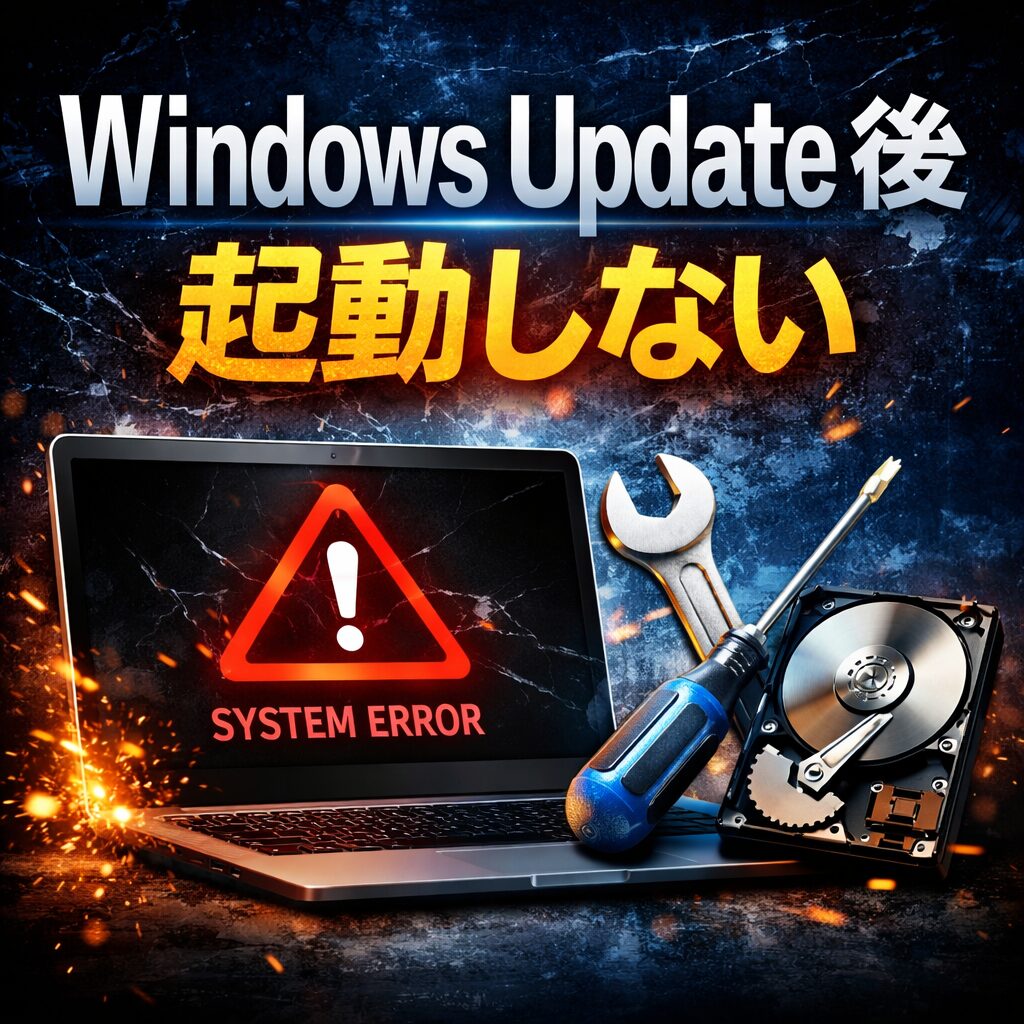 Windows Update後にOSが起動しない原因と復旧方法【Windows11】