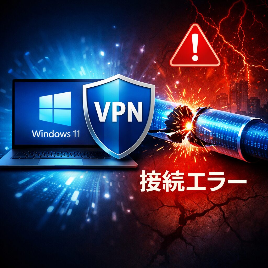 Windows11でVPN接続後に通信できない原因と対処法