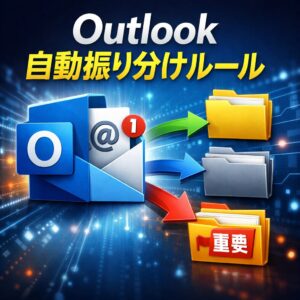 Outlookで自動振り分けルールを設定する方法 Outlookで自動振り分けルールを設定する方法