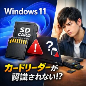 Windows11でカードリーダーが認識されない原因と解決策