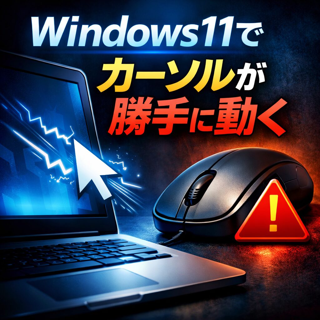 Windows11でカーソルが勝手に動く原因と対処法