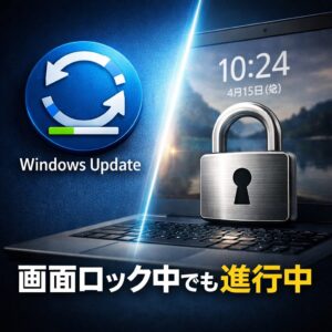 Windows Update は画面ロック状態でも進む？仕組みと注意点を解説