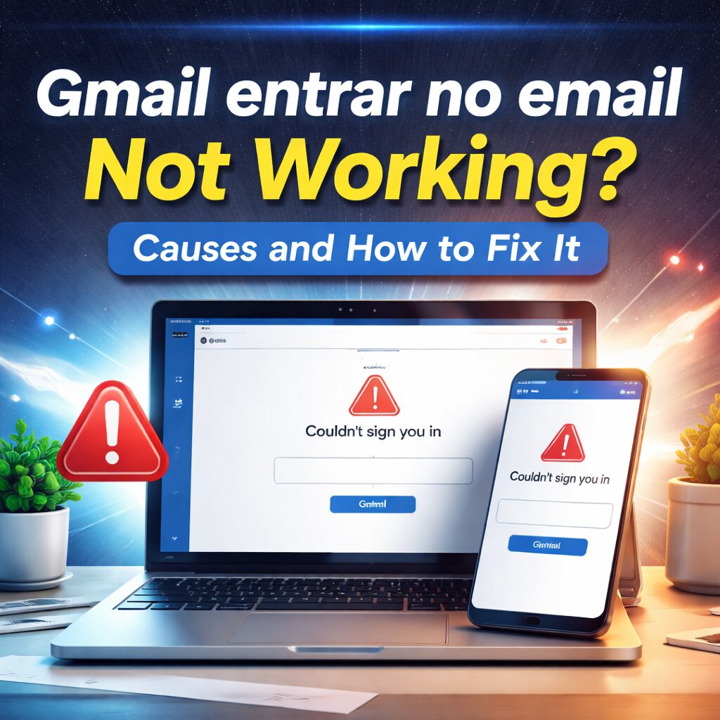 Gmail entrar no email Not Working Causes and How to Fix It