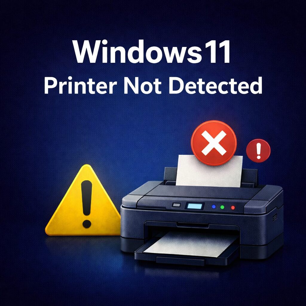 How to Fix “Printer Not Detected” on Windows 11