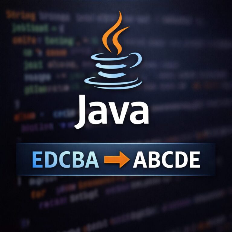Java：文字列を左右反転／逆順ソートする方法