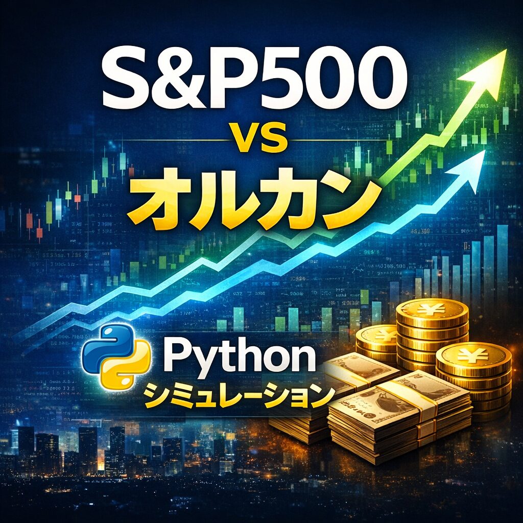 S&P500とオルカンを毎月5万円積み立てたら資産はどうなる？Pythonで5年〜30年シミュレーション