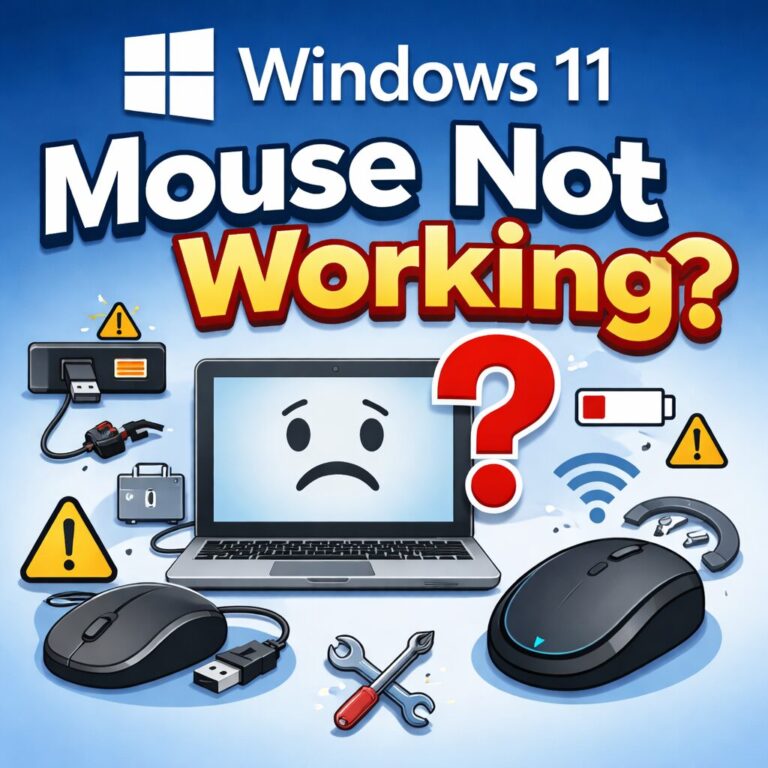 Windows 11_Mouse Not Working？