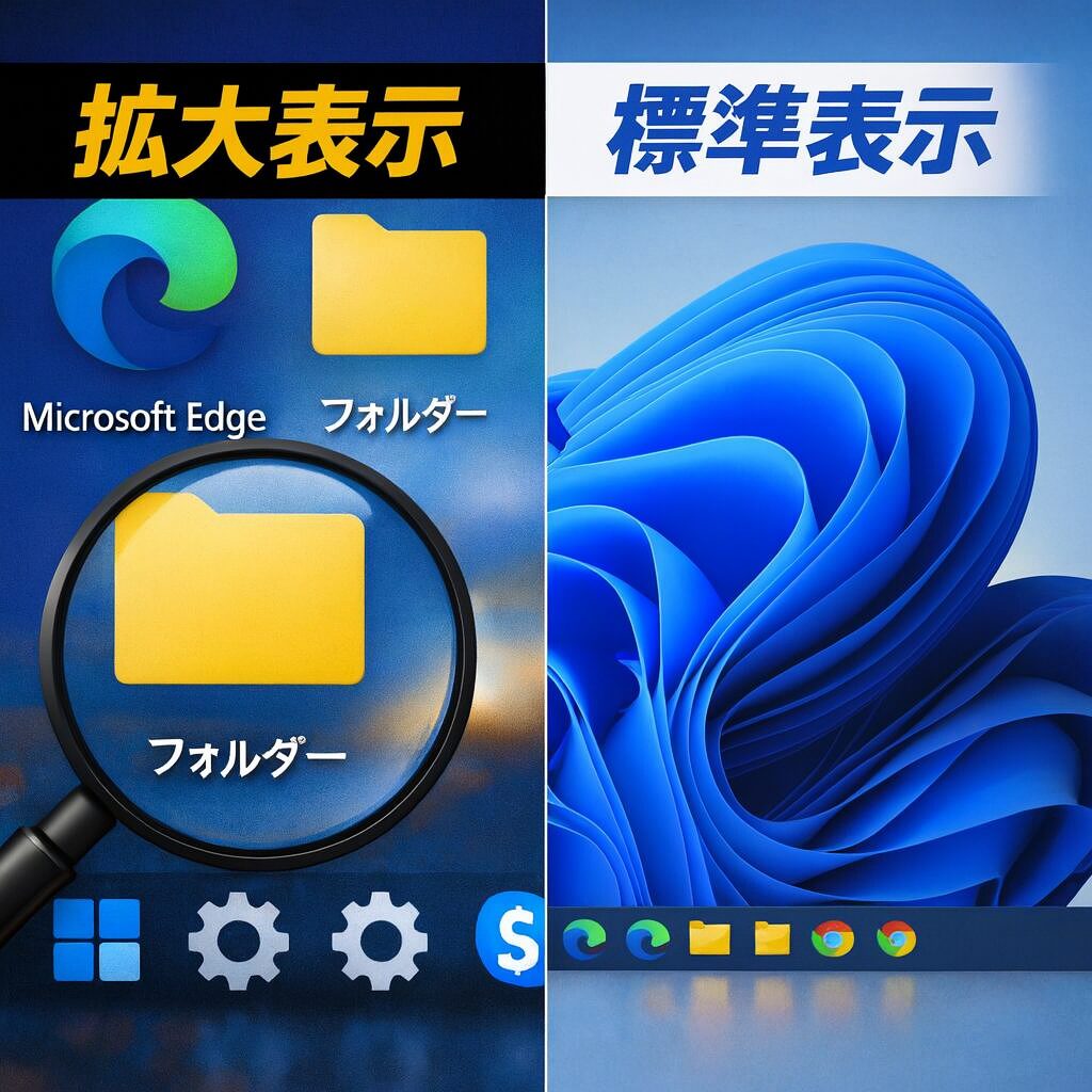 Windows11で画面が拡大・縮小される原因と対処法