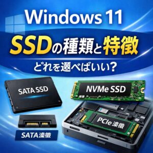 Windows 11向けSSDの種類と特徴|どれを選べばいい? Windows 11向けSSDの種類と特徴|どれを選べばいい?