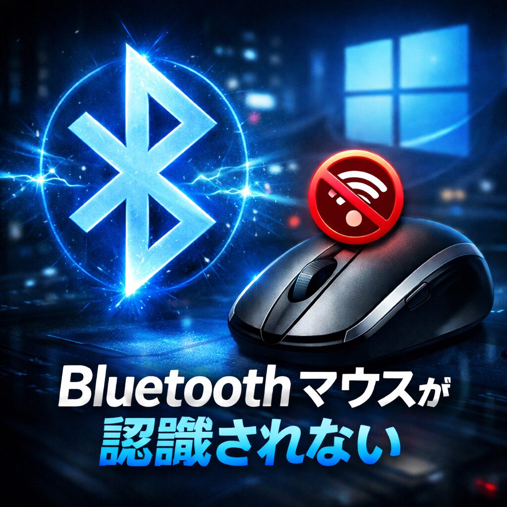 Windows11でBluetoothマウスが認識されない時の対処法