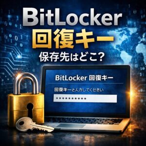 BitLocker回復キーはどこに保存される？保存先まとめ