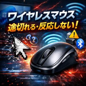ワイヤレスマウスが途切れる・反応が悪い原因と改善方法【Windows11】 ワイヤレスマウスが途切れる・反応が悪い原因と改善方法【Windows11】