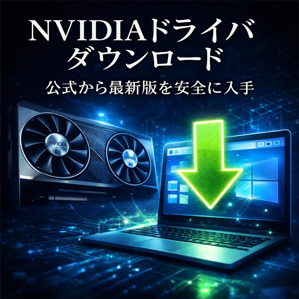NVIDIAドライバのダウンロード方法｜公式から最新版を安全に入手する手順
