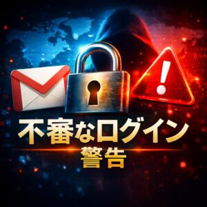 Gmail で「不審なログイン」警告が出たときの対応方法
