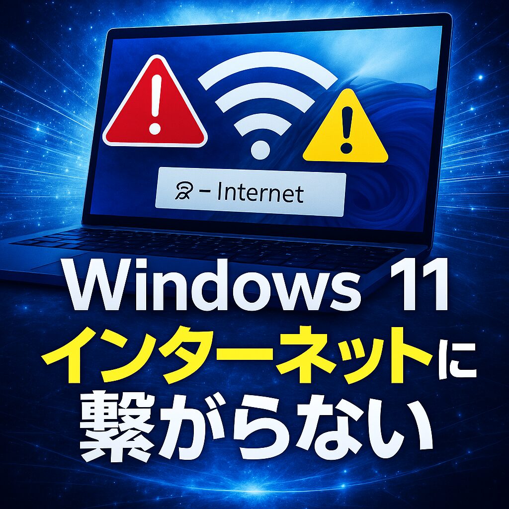 Windows11がインターネットに接続できない原因と今すぐ試すべき対処法まとめ
