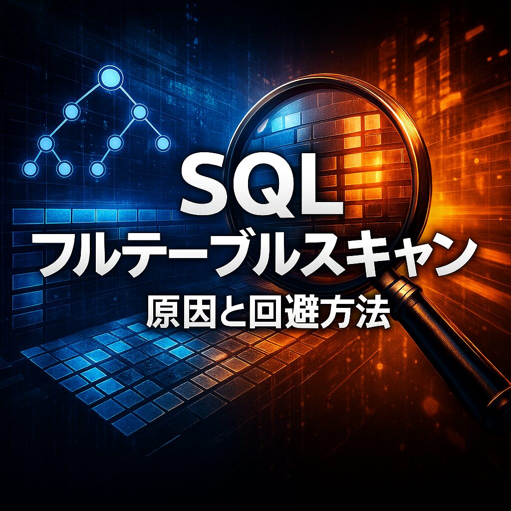 SQLでフルテーブルスキャンになる原因と回避方法まとめ