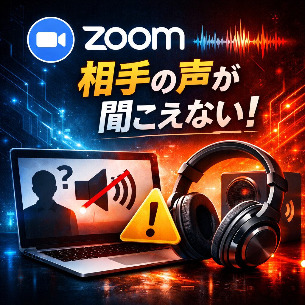 Zoomで相手の声だけ聞こえない原因と対処法｜一方通行になる時の直し方