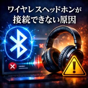 ワイヤレスヘッドホンが接続できない原因と対処法【Bluetoothトラブル解決】 ワイヤレスヘッドホンが接続できない原因と対処法【Bluetoothトラブル解決】