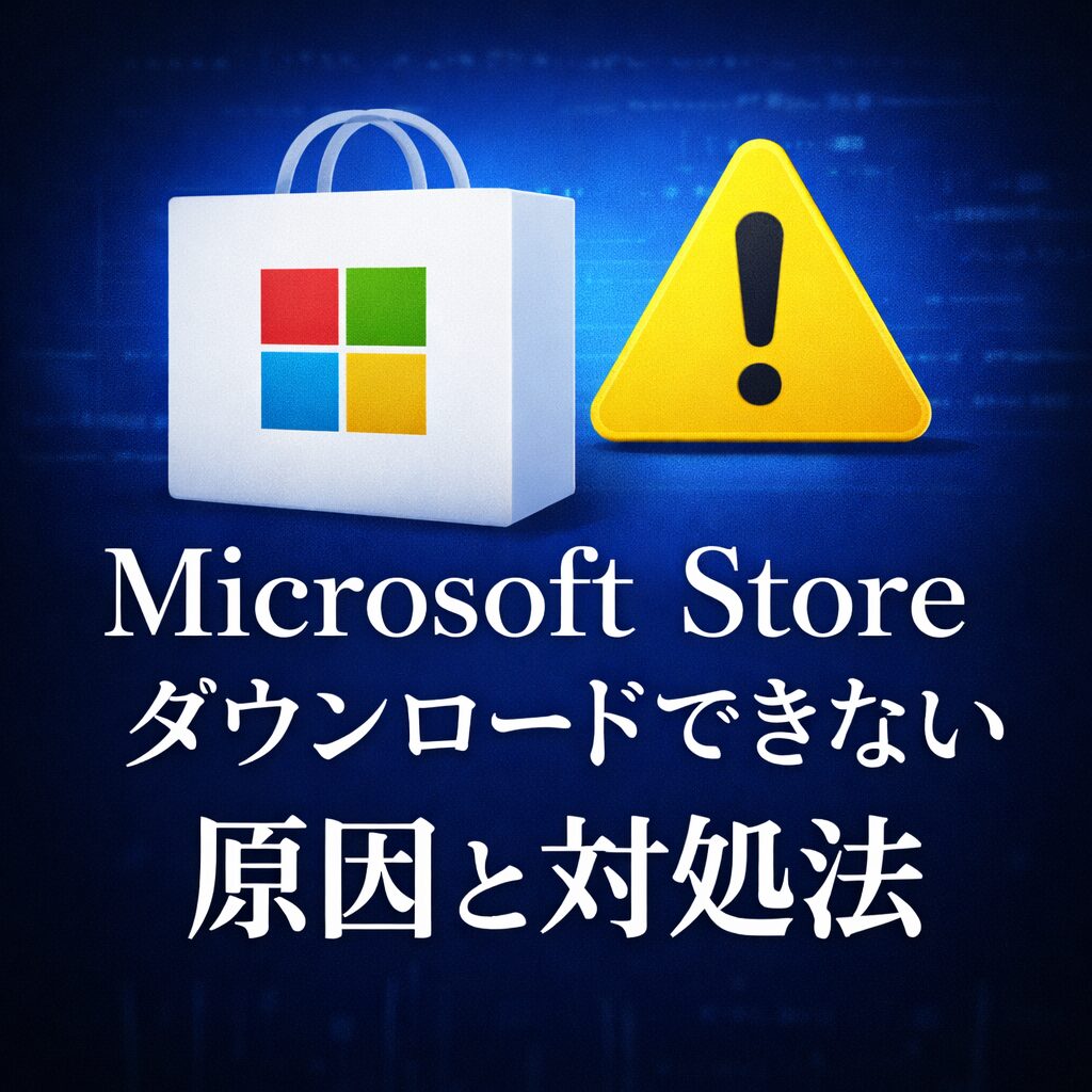 WindowsでMicrosoft Storeからダウンロードできない原因と対処法【完全ガイド】